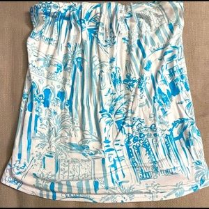 NWOT Lilly Pulitzer Strapless Tube Top Sz Small